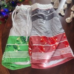 NWOT bundle of 2 swim trunks